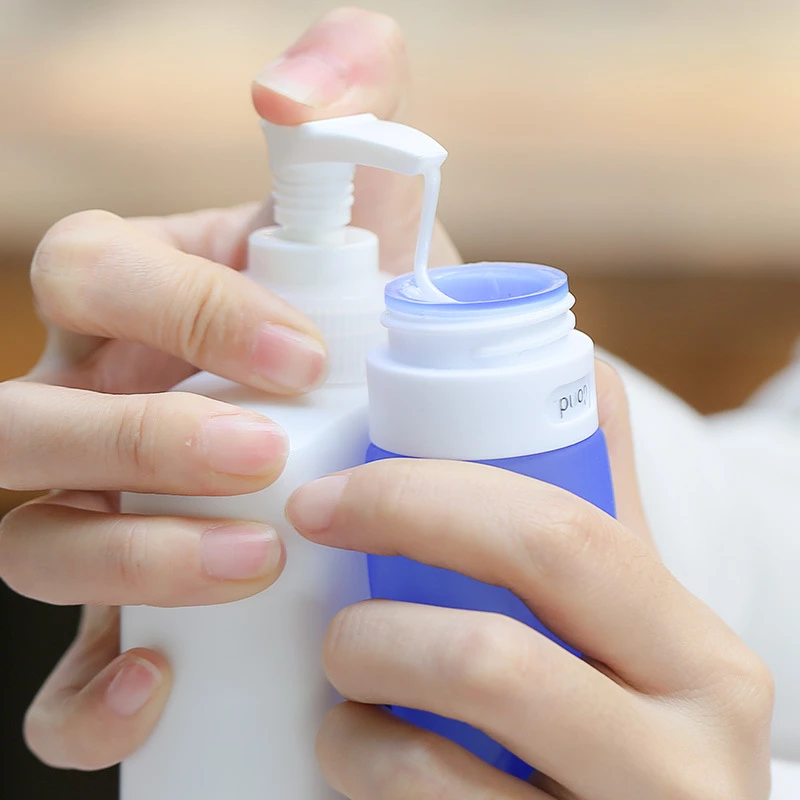 Silicone Portable Refillable Travel Bottles 5 Silicone Portable Refillable Travel Bottles 5