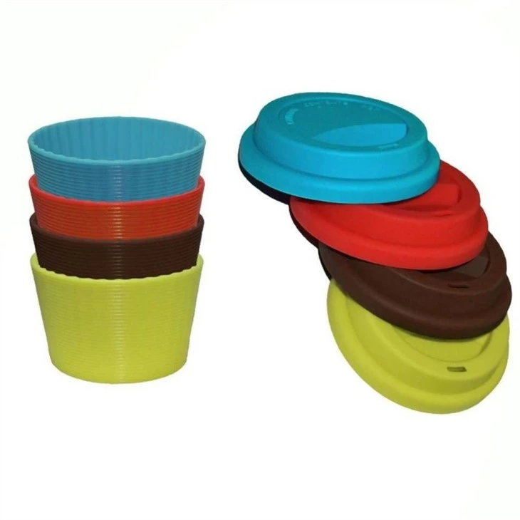 silicone sleeve with lid logo